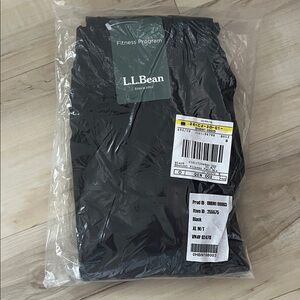 L.L. Bean Black Fitness Program Pants